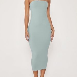 Meshki turquoise tube dress